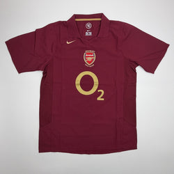 Autographed/Signed Thierry Henry Arsenal Red Soccer Jersey Beckett BAS COA