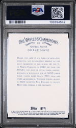 Graded 2024 Topps Allen & Ginter Drake Maye #272 Rookie RC Football Card PSA 10 Gem Mint