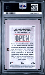 Graded 2025 Topps Bowman JJ Wetherholt #HS1 Hobby Stars Rookie RC Baseball Card PSA 10 Gem Mint (ONLINE ORDER ONLY)