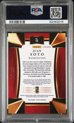 Graded 2018 Panini Chronicles Juan Soto #15 /199 Select Orange Rookie RC Baseball Card PSA 9 Mint