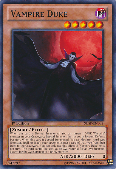 Vampire Duke [SHSP-EN082] Rare (ONLINE ORDER ONLY)