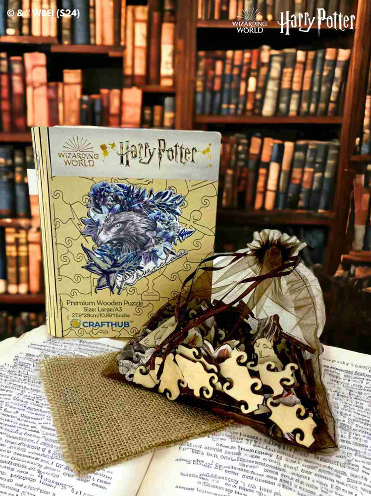 Harry Potter - Ravenclaw Crest - Utilitarian Romance Wooden Jigsaw Puzzle (Online Order Only)