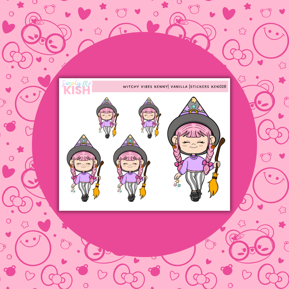 Witchy Vibes Kenny| Kenny Character|  Decorative Stickers (ONLINE ORDER ONLY)