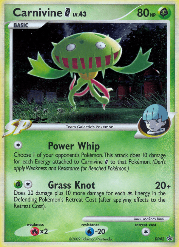 Carnivine G (DP42) [Diamond & Pearl: Black Star Promos] (Online Only)