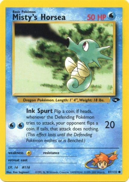 Misty's Horsea (87/132) [Gym Challenge Unlimited] (Online Only)