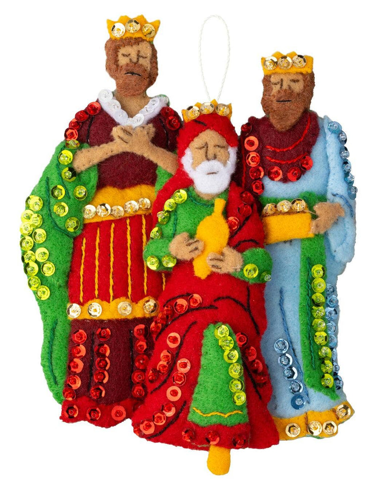 Plaid Crafts - Bucilla Silent Night Felt Ornament Kit Set of 4 (ONLINE ORDER ONLY)