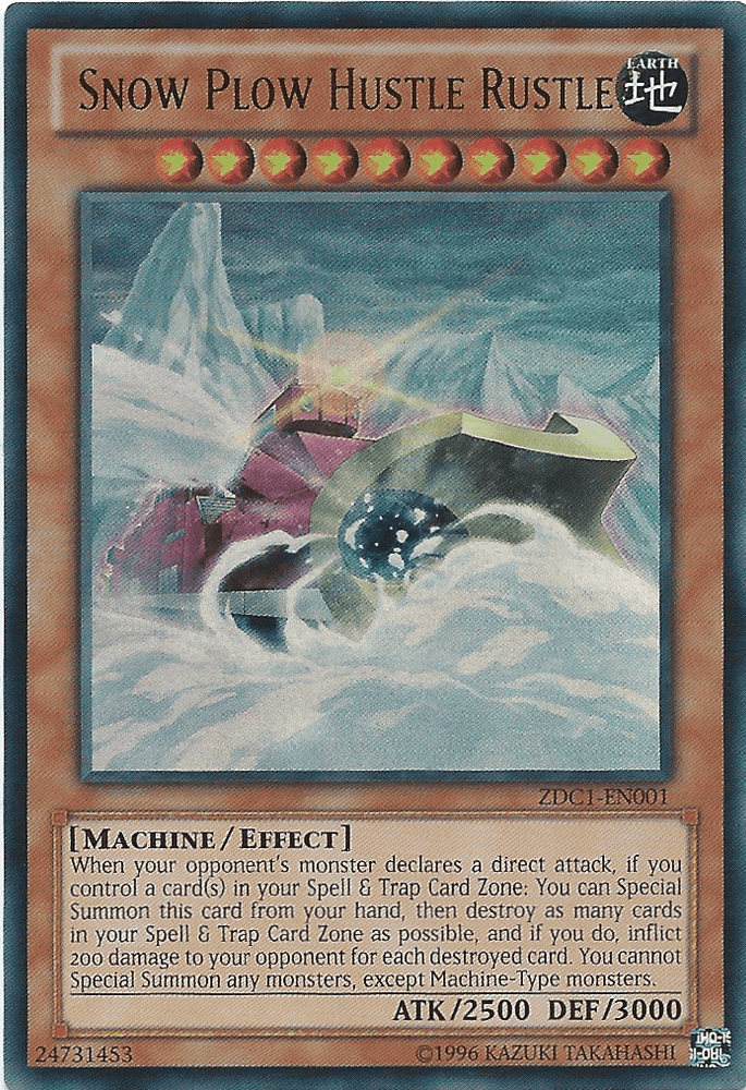 Snow Plow Hustle Rustle [ZDC1-EN001] Ultra Rare (ONLINE ORDER ONLY)