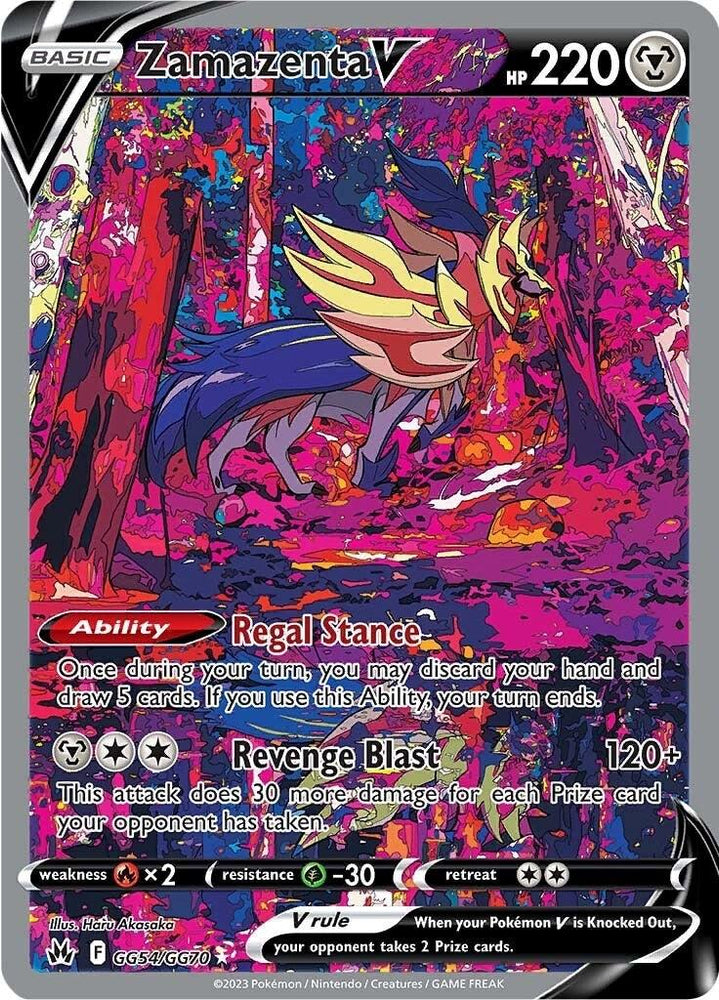 Zamazenta V (GG54/GG70) [Sword & Shield: Crown Zenith] (Online Only)