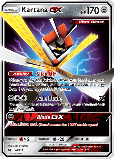 Kartana GX (70/111) [Sun & Moon: Crimson Invasion] (Online Only)