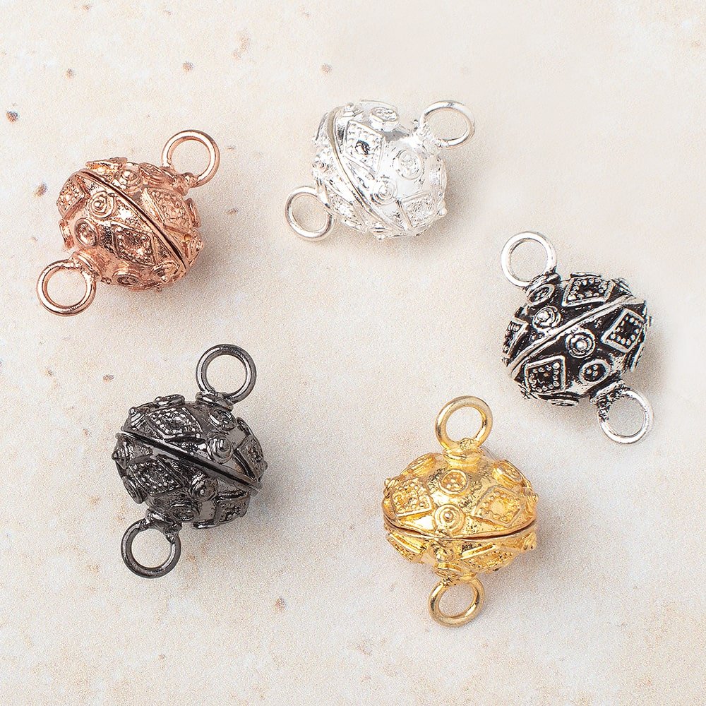 17mm Circle & Kite Design Magnetic Clasp 1 piece (ONLINE ORDER ONLY)