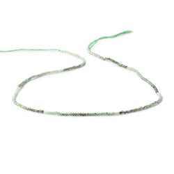1.7mm Green Sapphire Micro Faceted Round Beads 12.5 inch 220 pieces (ONLINE ORDER ONLY)
