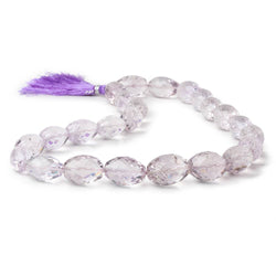 17x12-19x14mm Pink Amethyst Faceted Olive Beads 16 inch 24 pieces AA (ONLINE ORDER ONLY)