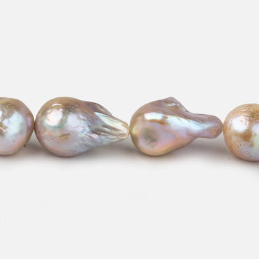 17x12-22x12mm Multi Color straight drill Ultra Baroque Freshwater Pearls 17 inch 19 pcs (ONLINE ORDER ONLY)