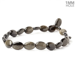 17x12mm Golden Sheen Obsidian Plain Oval 15.5 inch 23 Beads 1mm Hole (ONLINE ORDER ONLY)