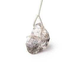 17x13-20x14mm Double Terminated Quartz Natural Crystal Focal 1 Bead (ONLINE ORDER ONLY)