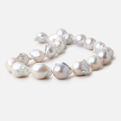 17x13-22x16mm Off White Ultra Baroque Freshwater Pearls 15.25 inch 20 pcs (ONLINE ORDER ONLY)