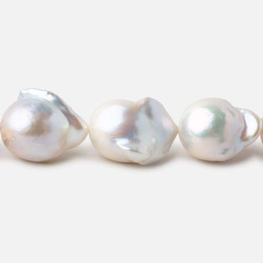 17x13-22x16mm Off White Ultra Baroque Freshwater Pearls 15.25 inch 20 pcs (ONLINE ORDER ONLY)