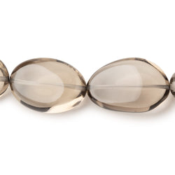 17x13-24x15mm Smoky Quartz Plain Nugget Beads 16 inch 21 pieces (ONLINE ORDER ONLY)