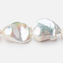 17x13-27x14mm Creamy White Ultra Baroque Pearls 15 inch 18 Beads AA (ONLINE ORDER ONLY)