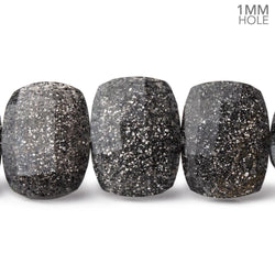 17x13mm Celestial Quartz Faceted Cushion Beads 7.5 inch 15 pieces 1mm Large Hole (ONLINE ORDER ONLY)