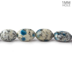 17x14-23x16mm K2 Azurite Granite "K2 Jasper" faceted nuggets 14 inch 18 beads 1mm hole (ONLINE ORDER ONLY)