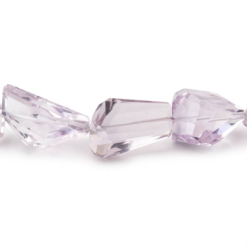 17x14-25x16mm Pink Amethyst Faceted Nuggets 15 inch 19 Beads AAA (ONLINE ORDER ONLY)