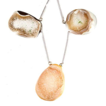 18-21mm Natural Color Drusy Bead Set of 3 (ONLINE ORDER ONLY)