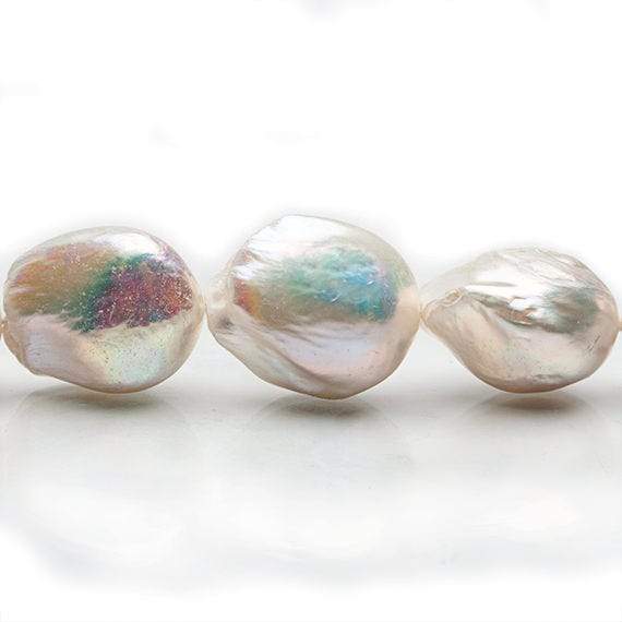 18-21mm Off White Ultra Baroque Freshwater Pearls 16 inch 20 pieces (ONLINE ORDER ONLY)