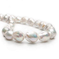 18-21mm Off White Ultra Baroque Freshwater Pearls 16 inch 20 pieces (ONLINE ORDER ONLY)