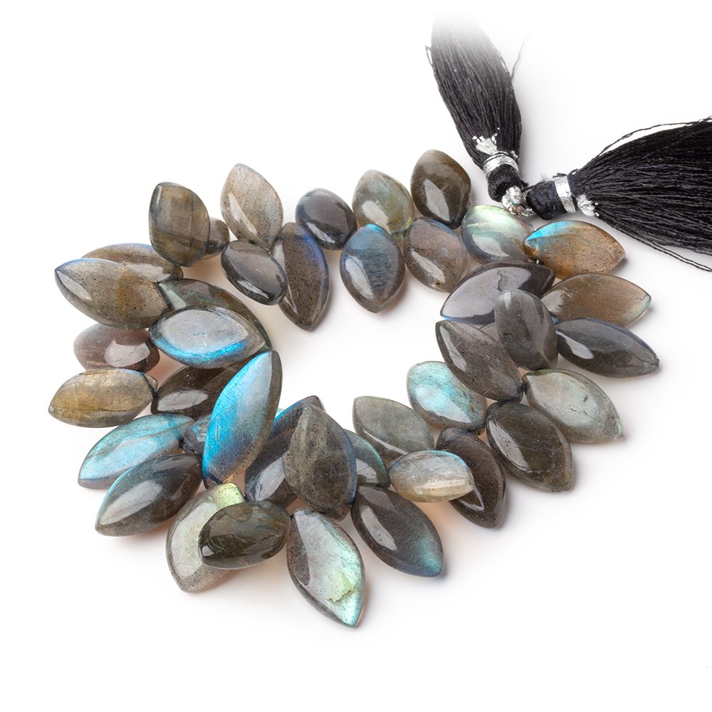 18-24mm Labradorite Plain Marquise Beads 7 inch 40 pieces AA (ONLINE ORDER ONLY)