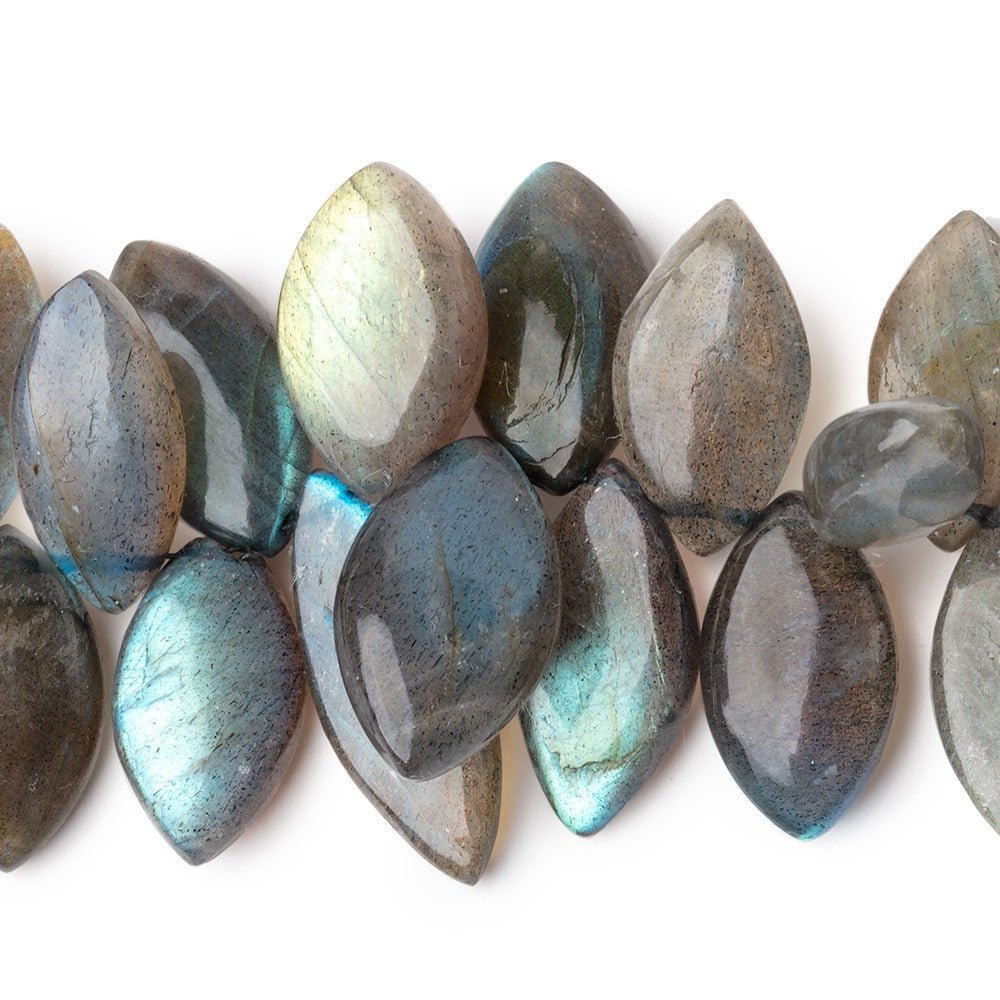 18-24mm Labradorite Plain Marquise Beads 7 inch 40 pieces AA (ONLINE ORDER ONLY)