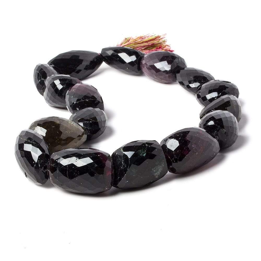 18-33mm Polychromatic Tourmaline Faceted Nuggets 16 pcs (ONLINE ORDER ONLY)