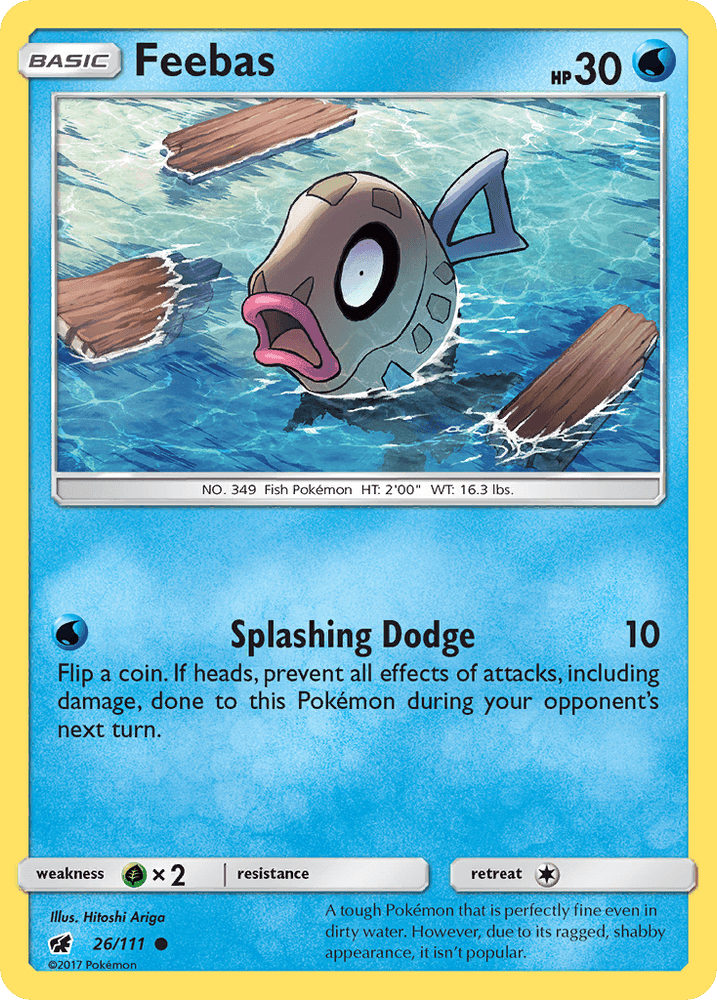 Feebas (26/111) [Sun & Moon: Crimson Invasion] (Online Only)