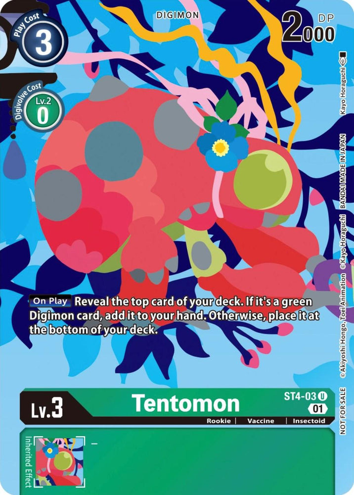 Tentomon [ST4-03] (Tamer's Card Set 2 Floral Fun) [Starter Deck: Giga Green Promos] (ONLINE ORDER ONLY)