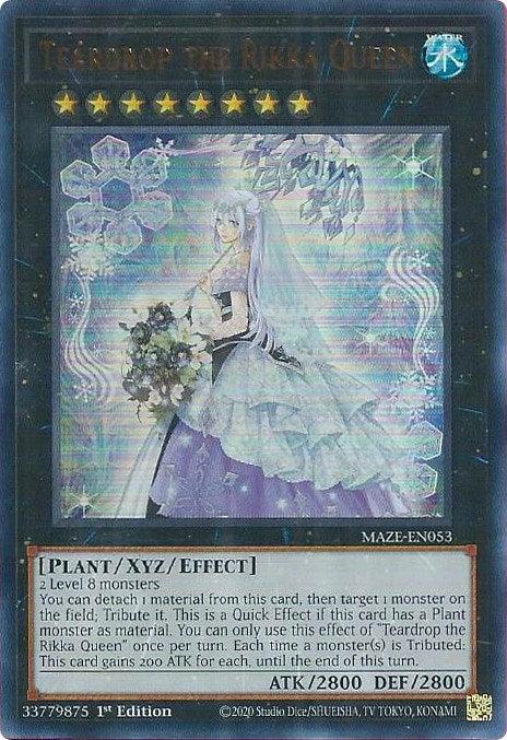 Teardrop the Rikka Queen [MAZE-EN053] Ultra Rare (ONLINE ORDER ONLY)