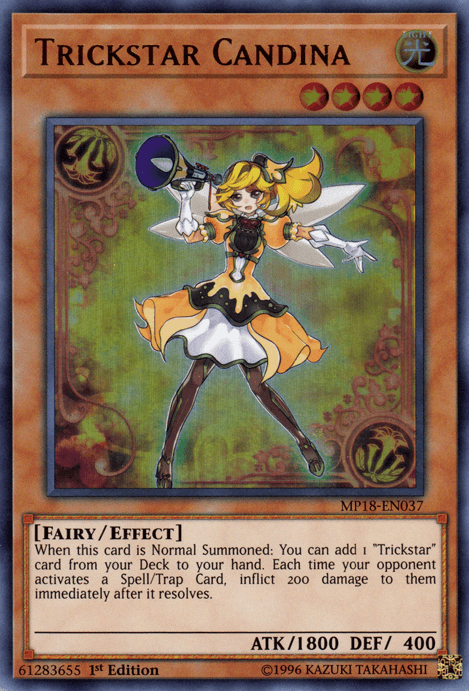 Trickstar Candina [MP18-EN037] Ultra Rare (ONLINE ORDER ONLY)