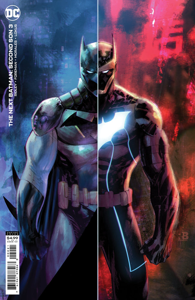 Next Batman Second Son #3 (Of 4) B Ryan Benjamin Card Stock Variant (06/01/2021) Dc (ONLINE ORDER ONLY)