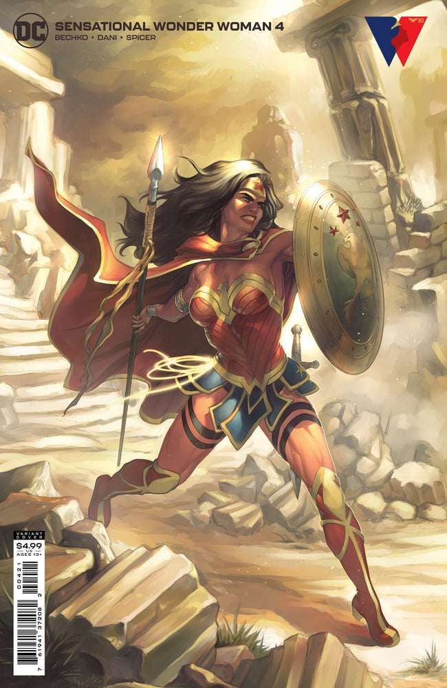 Sensational Wonder Woman #4 B Meghan Hetrick Card Stock Variant (06/01/2021) Dc (ONLINE ORDER ONLY)