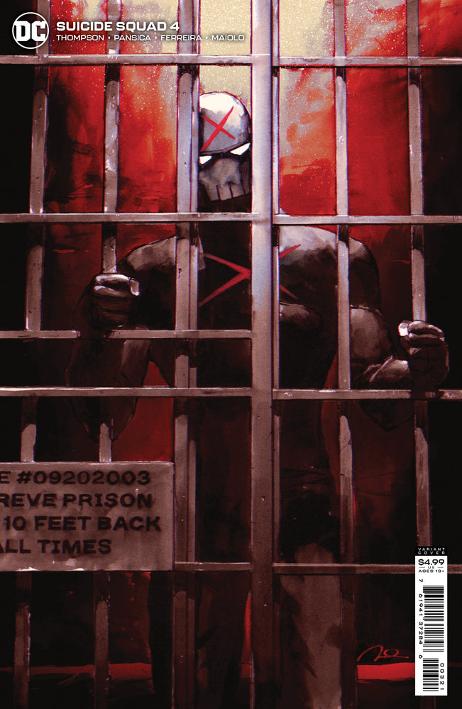 Suicide Squad #4 B Gerald Parel Card Stock Variant (06/01/2021) Dc (ONLINE ORDER ONLY)