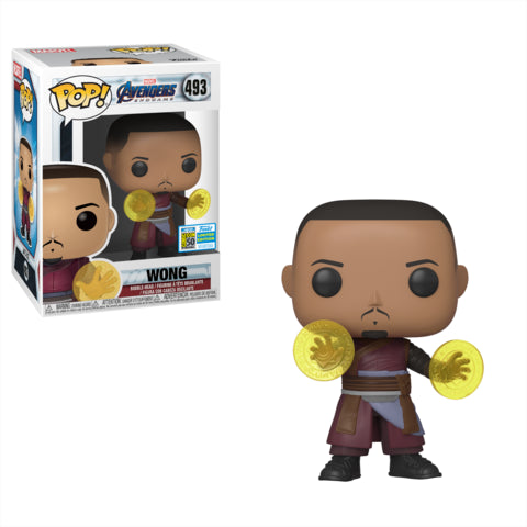 Funko POP! Avengers: Endgame - Wong Vinyl Figure #493 2019 SDCC Exclusive Sticker (NOT 100% MINT) (ONLINE ORDER ONLY)