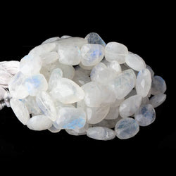 13x12-27x21mm Rainbow Moonstone faceted nuggets 14 inch 20 beads AA (ONLINE ORDER ONLY)