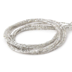 1-2mm Champagne Diamond Unfaceted Cube Beads 15 inch 250 pieces (ONLINE ORDER ONLY)