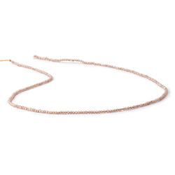 1.5mm Warm Champagne Zircon Micro Faceted rondelle beads 12.5 inch 220 pieces AAA (ONLINE ORDER ONLY)