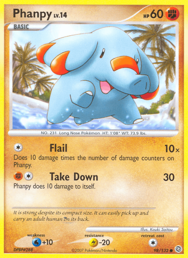 Phanpy (98/132) [Diamond & Pearl: Secret Wonders] (Online Only)