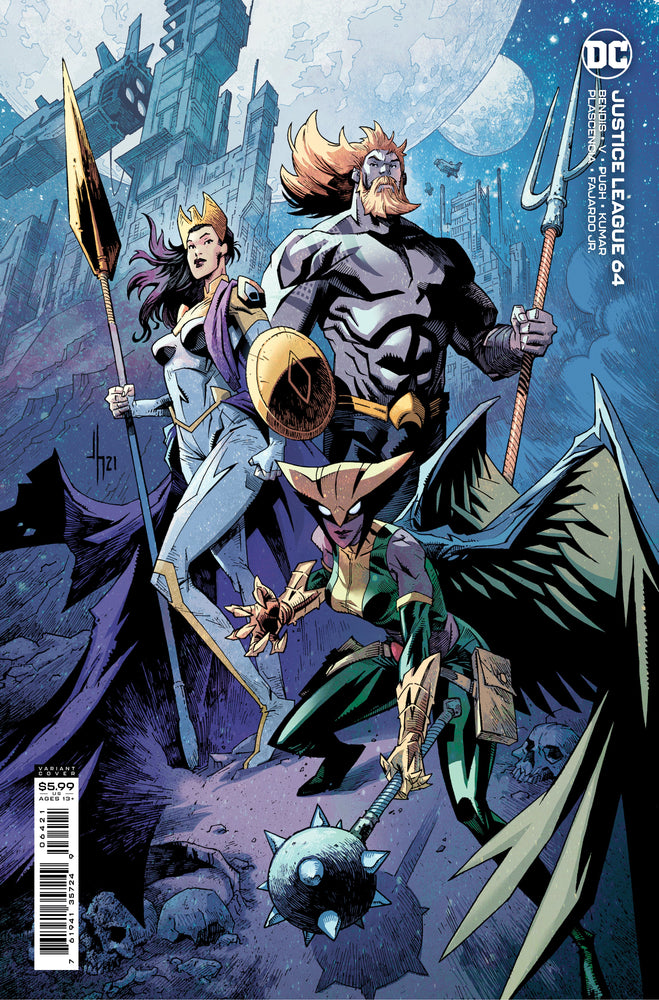 Justice League #64 B Jason Howard Card Stock Variant (07/06/2021) Dc (ONLINE ORDER ONLY)