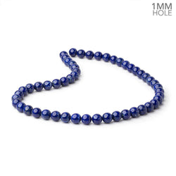 8mm Lapis Lazuli Plain Round Beads 16 inch 51 pieces 1mm Hole (ONLINE ORDER ONLY)