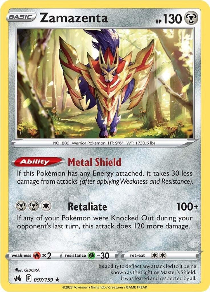Zamazenta (097/159) [Sword & Shield: Crown Zenith] (Online Only)