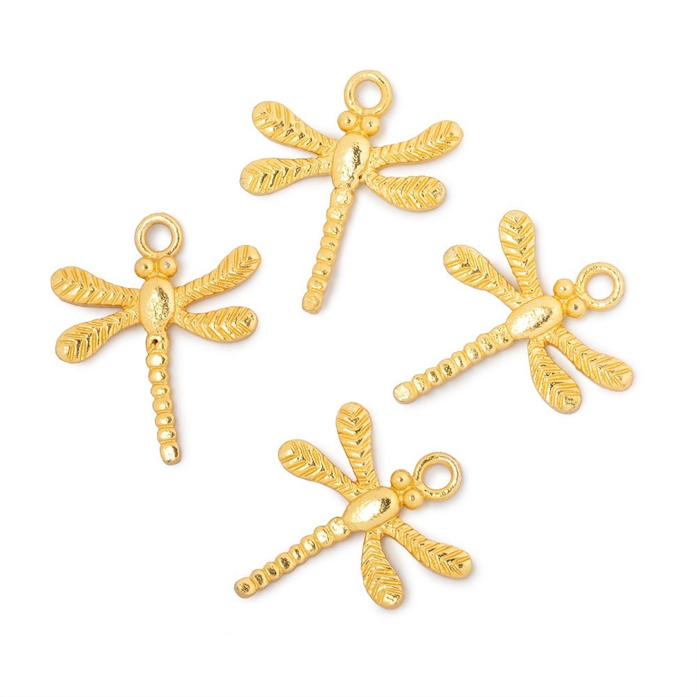 18.5mm Dragonfly Pendant Charm Set of 4 pieces (ONLINE ORDER ONLY)