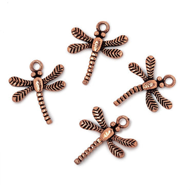 18.5mm Dragonfly Pendant Charm Set of 4 pieces (ONLINE ORDER ONLY)