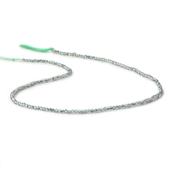 2mm Mystic Green Topaz micro faceted rondelle beads 13 inch 180 pieces (ONLINE ORDER ONLY)